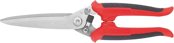 FELCO 456 Universal Stainless Steel Scissors - Versatile Multi-Purpose Scissors for Garden, Household and Workshop, Serrated Blade, Ergonomic Handle, Durable and Precise