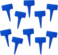 200 Pcs Thick T-Type Plant Labels, 4 Inch Waterproof PP Hard Plastic Garden Markers, Reusable Nursery Tag Stakes for Indoor Outdoor Potted Plants, Seedlings, Flowers, Vegetables & Herbs(Blue)