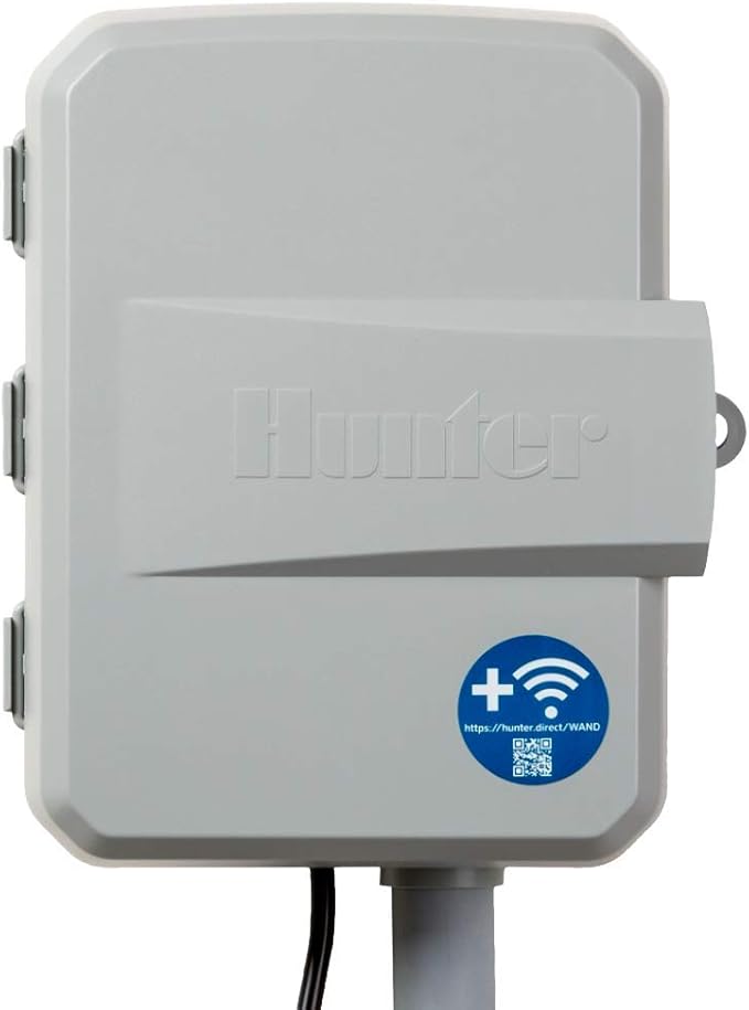 Hunter X2 14-Station Outdoor Sprinkler Controller, Wi-Fi Capable Smart Irrigation System, Hydrawise Compatible, Weather-Based Scheduling for Lawn and Garden