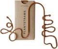 Beautiful Self-Watering Wick System for Effortless Plant Care, Automatic Drip Irrigation, Sustainable & Stylish Scandinavian Design, Ideal for House Plants (S, Brown Terracotta)