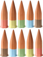 vensovo 10pcs Terracotta Watering Spikes - Colorful Automatic Self Watering Stakes, Plant Watering Devices for Wine Bottles Recycled Bottles, Clay Plant Garden Waterers for Vacations