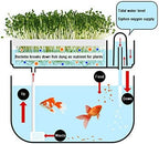 Hydroponic Garden Aquaponic Fish Tank Plants Growing System Self-Cleaning Seed Sprouter Tray