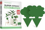 58 Pack Flying Insect Traps for Plants – Green Sticky Traps for Fungus Gnats, Flies & Flying Bugs, Indoor Outdoor Flying Bug Catcher for Pots, Garden & Kitchen, Non-Toxic, Odorless, Kid & Pet Safe