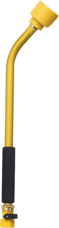 Dramm Sunrise Soft Rain Watering Spray Wand – 16” Long, Yellow – Gentle Full-Flow Spray with Shut-Off Valve & 8” Foam Grip – Lightweight & Durable for Gardens, Hanging Baskets & Planters