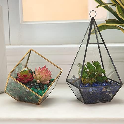 RIFNY Decorative Polished Rocks, 0.3" Gravel Rocks Crushed Crystal for Plant Flower Pots Succulents Cactus Bamboo Plant Vase Filler Aquarium Fish Tank Decorations and DIY Craft (1.5 LB, Green)