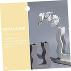 Zerodeko Realistic Fake Phalaenopsis Orchid Stem for Home Decor Vivid Artificial Arrangement for Living Room Bedroom and Dining Table Stylish Faux Floral Decoration