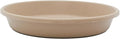 The HC Companies Flower Pot Saucers - Plastic Plant Saucer for Outdoors & Indoors - Traditional Design Plant Pot Trays for Water Drainage - Durable & Stylish Round Plant Tray (10-inch Sandstone)