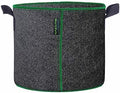 HORTIPOTS Fabric Pots 3 Gallon Non So Floppy Air Pruning Smart Grow Bags Black Gray (Pack of 10)