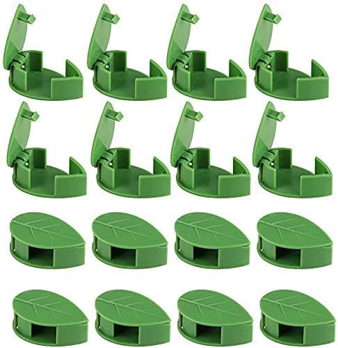 80PCS Plant Climbing Wall Fixture Clips-Plant Clips-Pothos Clips-Vine plant wall clips- Self-Adhesive Plant Fixing Hook for Plant Garden Wall Clip,Sticky Plant Fixing Clip for Decoration
