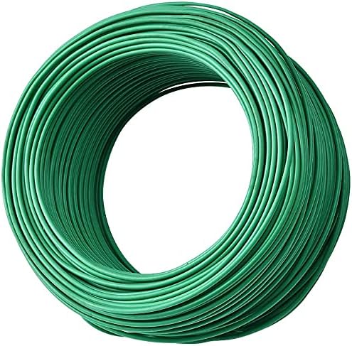 PGarden-EZ Green Soft Twist Tie Tomato Plant Tie TPR Garden Supply, for Supporting Plants and Home Organizing (328 feet/100 Meters)