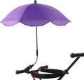 Chair Umbrella with Clamp Portable Adjustable Angle Sun Shade UPF 50+ for Beach Patio Strollers and Folding Chairs Polyester Rubber