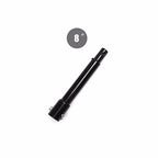 XtremepowerUS 3 Pieces Auger Extension Drill Bits (8", 12", 20" Length) Extension Earth Ice Auger Extension Set Post Hole Digger Replacement Compatible to 3/4" Shaft Post Hole Digger Replacement