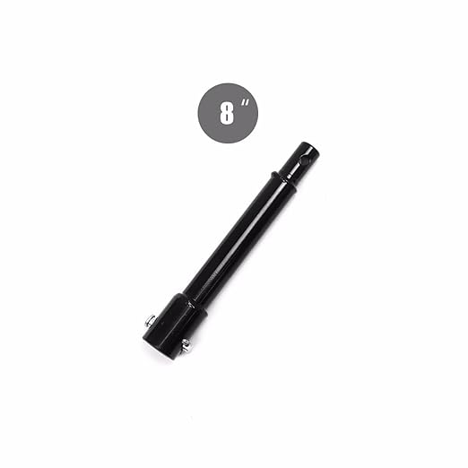 XtremepowerUS 3 Pieces Auger Extension Drill Bits (8", 12", 20" Length) Extension Earth Ice Auger Extension Set Post Hole Digger Replacement Compatible to 3/4" Shaft Post Hole Digger Replacement