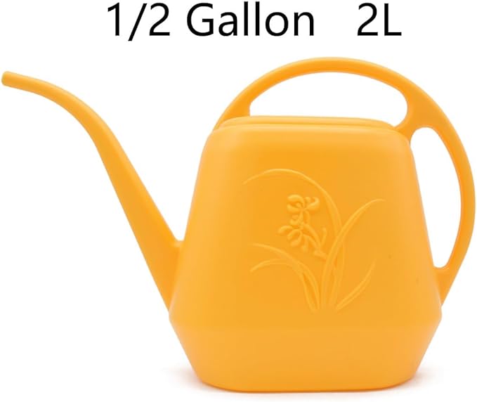 Hand Plant Watering Can - Yellow - 1/2 Gallon