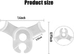 40 Pcs Low Stress Training Clips, 90 Degrees Plant Trainer, Bud Benders, Plant Stem Support Bender for Plants - White