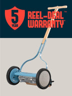 American Lawn Mower Company 1304-14GC 14-Inch 5-Blade Push Reel Lawn Mower with Grass Catcher, Mint