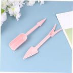 GLEAVI Succulent Plant Transplanting Tool Set 20pcs Plastic Gardening Accessories 16cm Pink Hand Tools for Pot Plants and Flower Maintenance in Garden and Lawn Care