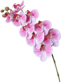 Artificial Phalaenopsis Orchid Realistic Faux Flower for Home Decoration, Hallway, Dining Table, and Living Room(9-headpink)