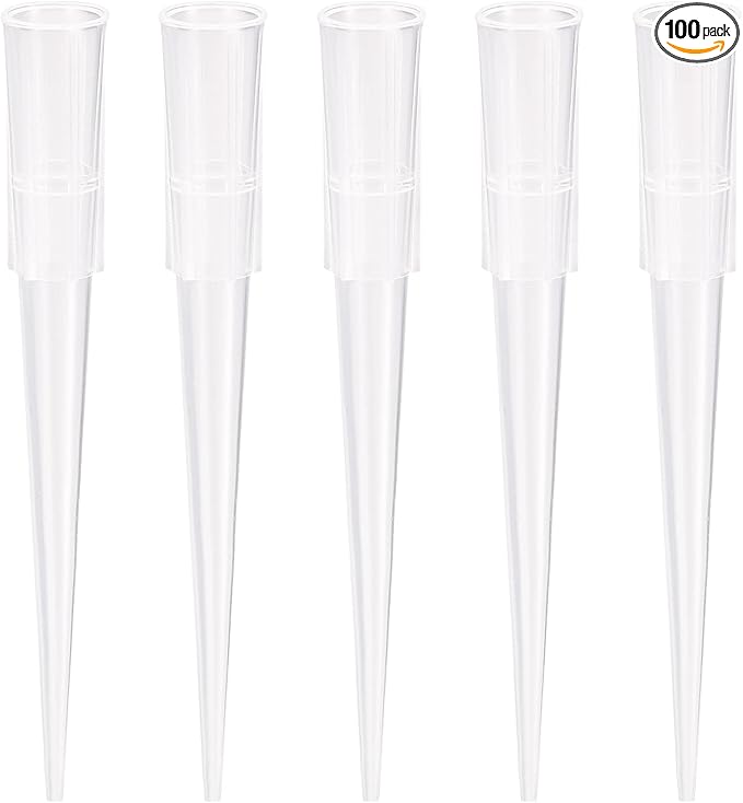 MECCANIXITY 100 Pcs Floral Water Tubes 2" Plastic Flower Picks Vials for Fresh Plants, Flower Arrangements, Milkweed Cutting (Clear)
