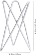 4 Packs Airplant Plants Holder Metal Base Geometric Air Plants Stand Tabletop Air ferns Planter Rack White Tillandsia Display Containers Himmeli Decor .