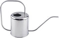 Fasmov 51 Oz Stainless Steel Watering Can Modern Style Watering Pot, Watering Can with Long Spout for Easy Pour, Water Outdoor Garden, Indoor Plant (Silver)