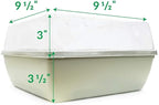 Jiffy Seed Starter Tray Kit - Self-Watering, High Germination Rate, Seedling Tray - 4 Pack - Peat/Plastic