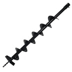 XtremepowerUS 4" Inch Auger Digging Bit for Post Holes Replacement Earth Digger Planting Drill Fence Hole Maker Grass Plant Hole Fit for 3/4" Shaft