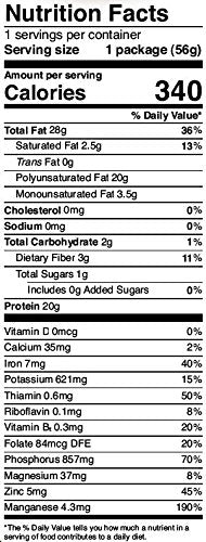 Manitoba Harvest Hemp Hearts, Shelled Hemp Seeds - 2.1oz, Pack of 12-10g Plant Protein & 12g Omega 3 & 6 per 30g serving - Easy to Digest with 9 Amino Acids - Gluten Free, Non-GMO Project Verified