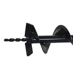 XtremepowerUS Post Hole Digger Replacement Auger Bits Digging 3/4" Shaft Size Plant Fence Dig Planting Hole Fence Dig (12")