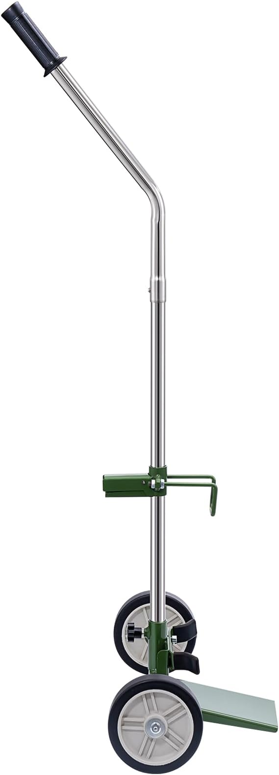 Potted Plant Mover Dolly with Flat-Free Rubber Wheels, Garden Pot Mover with Adjustable Grip, Max 200 Lbs Capacity, Plant Dolly Caddy Steel Baseplate Ergonomic Design for Carrying Heavy Pots