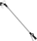 RESTMO 36”-60” Metal Watering Wand, Long Telescopic Tube | 180° Adjustable Ratcheting Head | 7 Spray Patterns | Flow Control, Perfect Garden Hose Sprayer to Water Hanging Baskets, Shrubs, Black