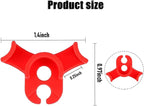40 Pcs Low Stress Training Clips, 90 Degrees Plant Trainer, Bud Benders, Plant Stem Support Bender for Plants - Red