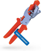 Original LÖWE Gasket Profile Shears 4.104/V with Two Stop Angles for Professional Use in Window Construction - Gasket Tool with V-Cut for Notching Gasket Profiles at Outer Corners