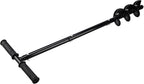 RealPlus Hand Auger Post Hole Digger 4" x 33" Garden Hole Digger Tool Manual Earth Auger Drill for Deep Cultivating Seedlings Planting Trees