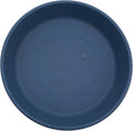 The HC Companies Flower Pot Saucers - Plastic Plant Saucer for Outdoors & Indoors - Traditional Design Plant Pot Trays for Water Drainage - Durable & Stylish Round Plant Tray (14-inch Slate Blue)
