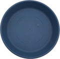 The HC Companies 17.5 Inch Round Plastic Classic Plant Saucer - Indoor Outdoor Plant Trays for Pots - 17.5"x17.5"x3" Slate Blue