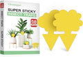58 Pack Flying Insect Traps for Plants – Yellow Sticky Traps for Fungus Gnats, Flies & Flying Bugs, Indoor Outdoor Flying Bug Catcher for Pots, Garden & Kitchen, Non-Toxic, Odorless, Kid & Pet Safe