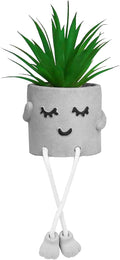 Small Artificial Succulent Plant in Pot 1PC - Lifelike Fake Succulent for Indoor Home Decor,Real Touch Mini Potted Plant for Bathroom Kitchen Window Sill,Office Desk,Shelf Decor Accessories