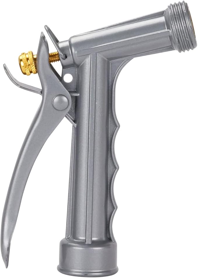 Melnor 65033-AMZ Heavy Duty Metal Nozzle with QuickConnect Product Adapter Amazon Bundle, Classic Design