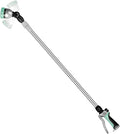 RESTMO 36”-60” Metal Watering Wand, Long Telescopic Tube | 180° Adjustable Ratcheting Head | 7 Spray Patterns | Flow Control, Perfect Garden Hose Sprayer to Water Hanging Baskets, Shrubs, Cyan