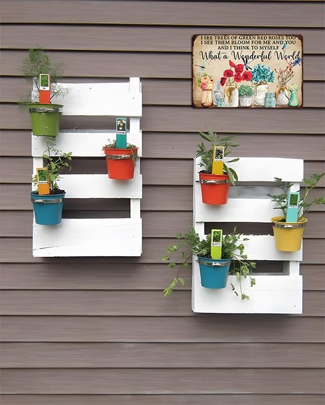 Artlunar Funny Garden Plant Flower Sign Outside Yard Art Decor - Humorous Gardening Gift for Women Enthusiasts, 12" x 8" (985)