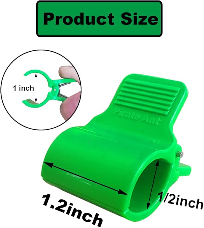 Greenhouse Clamps for 1/2 Inch PVC Pipe, Greenhouse Hoops,Support Frame, Grow Tunnel,Plant Support Garden Stakes.For Fixing Plant Cover, Garden Plastic Sheeting, Film Row Cover, Net.