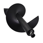 4-in Earth Auger Drill Bit, Garden Plant Flower Auger Rapid Planter Compatible Gas Powered Post Fence Hole Digger with 3/4 Shaft