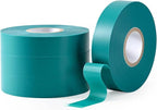 TELENT OUTDOORS 4 Rolls Stretch Tie Tape, 1” Wide 200FT Reusable Garden Plant Ties Green Tapes for Plants, Thick Garden Vinyl Stake Ribbon for Branches Flowers Tomatoes Indoor Outdoor Greenhouse
