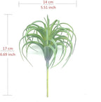 2 PCS Artificial Succulents Plants Real Touch Lifelike Succulants Plants Faux Greenery Plants Garden DIY Home Office Decoration Ornament (Air Plant)