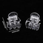 50Pcs Plant Orchid Clips Flowers Support Clear Fixer for Garden Vine Stem Plants Climbing Clasp Transparent 6 Claws Orchid Clips Plastic Butterfly Plant Support Structures