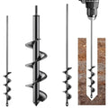 Auger Drill Bit for Planting Set of 3, 1.6x16.5, 2x14.5, 3.5x16 - Compatible with 3/8" Hex Drive Drill for Planting Bulbs, Bedding Plants, Mixing Soil, Fertilizer