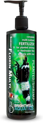 Brightwell Aquatics Shrimp FlorinMulti – Complete Plant Nutrient Supplement for Shrimp & Freshwater Aquariums – Supports Growth, Color & Health – Copper-Free, 125 ml