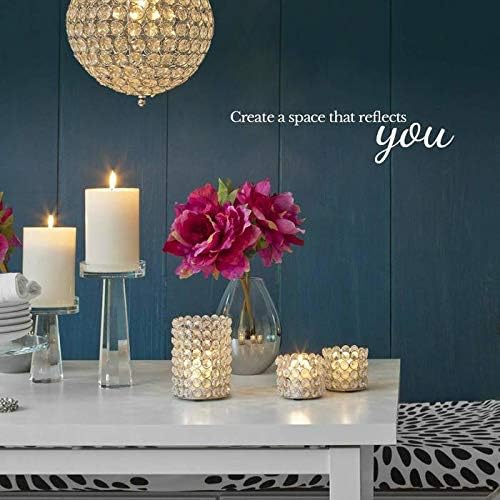 Serene Spaces Living Small Woodland Glass Terrarium - Wooden Base & Ball Stopper, Plants and Succulents Sanctuary, Potpourri Holder & Decorative Showcase for Home Décor, 7" Diameter & 10" Tall