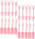 GLEAVI Succulent Plant Transplanting Tool Set 20pcs Plastic Gardening Accessories 16cm Pink Hand Tools for Pot Plants and Flower Maintenance in Garden and Lawn Care